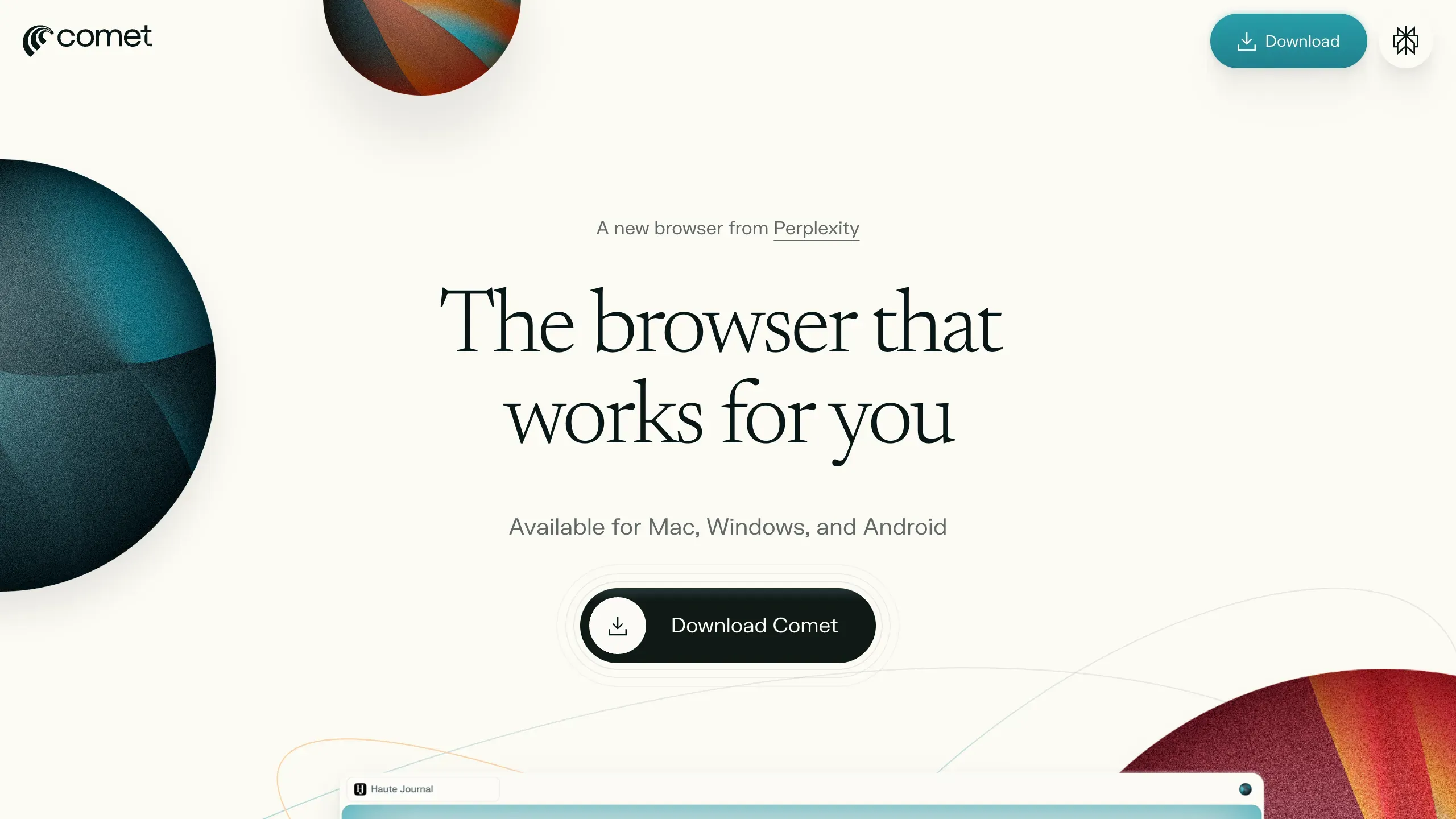 Comet by Perplexity AI