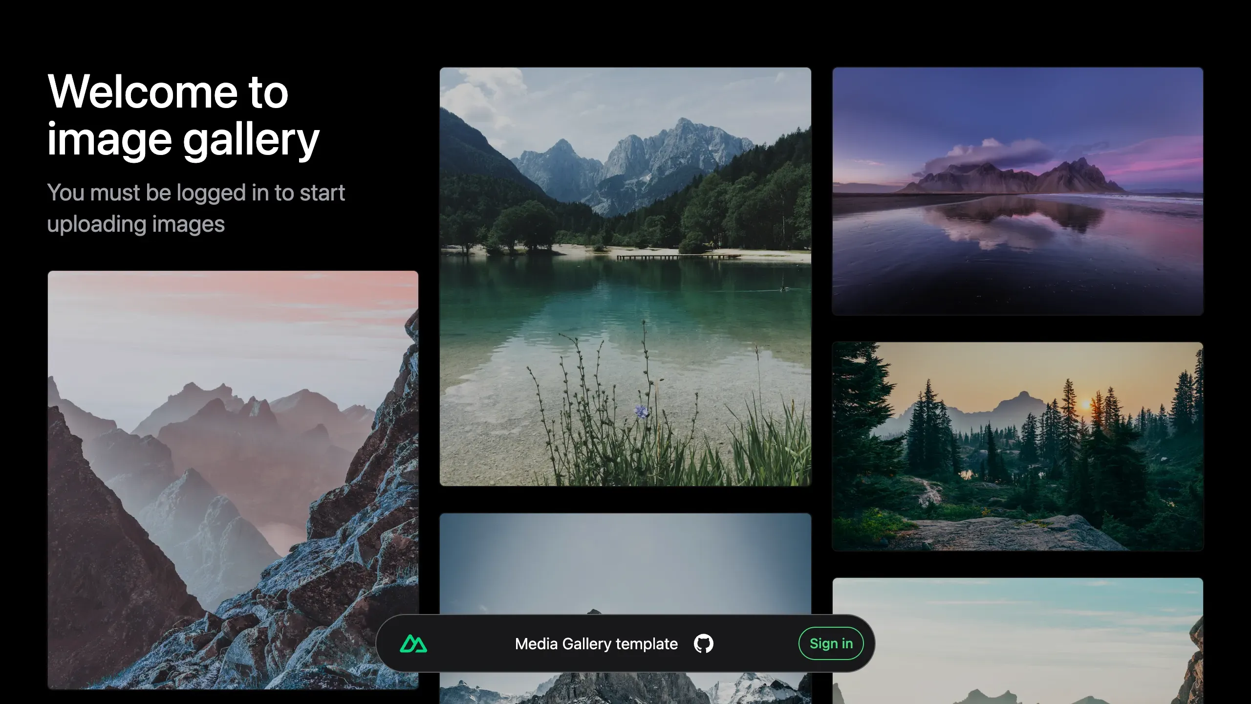 NuxtHub Image Gallery