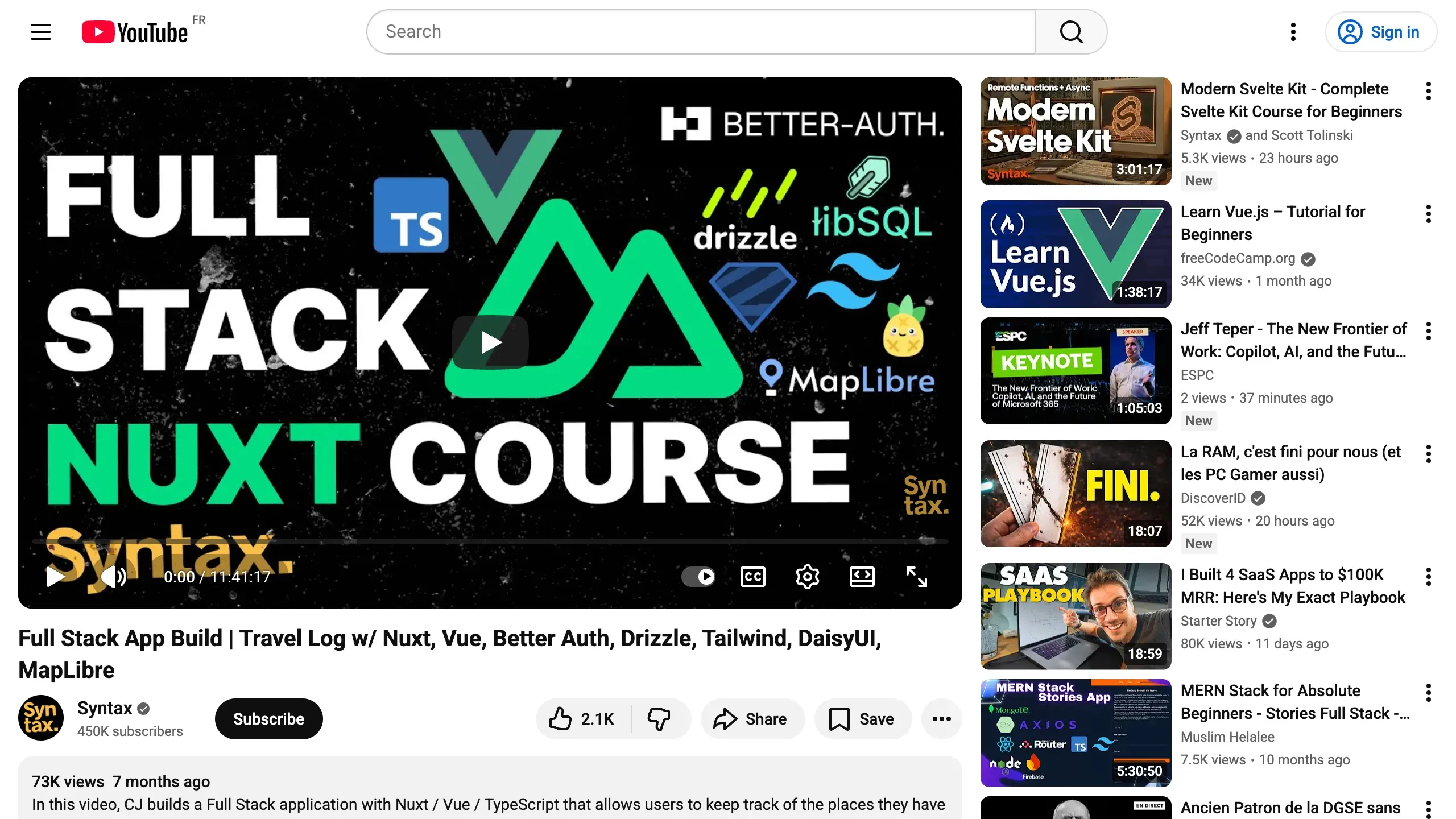 Full Stack Nuxt Course