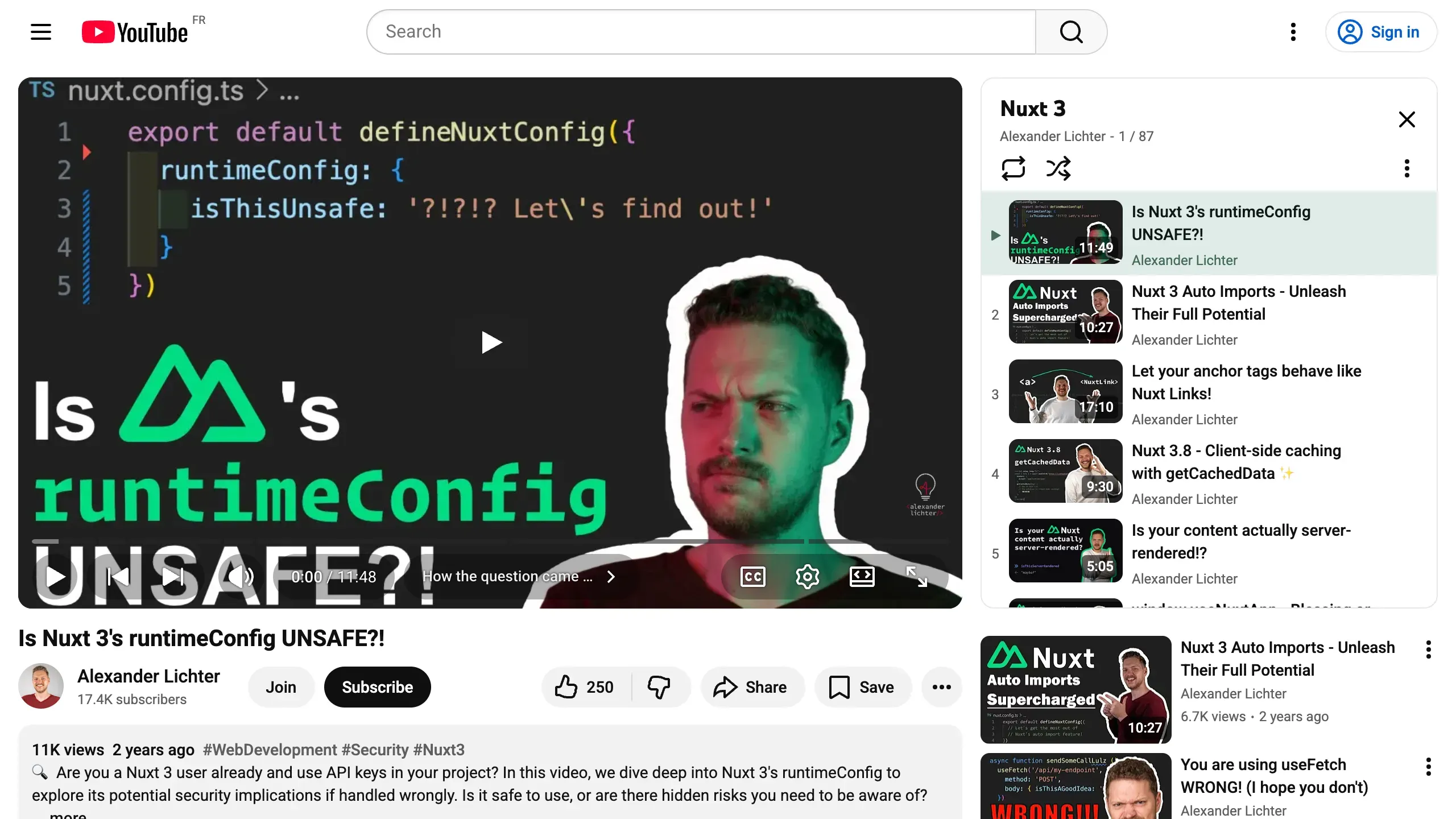 Nuxt 3 Tips by Alex Lichter