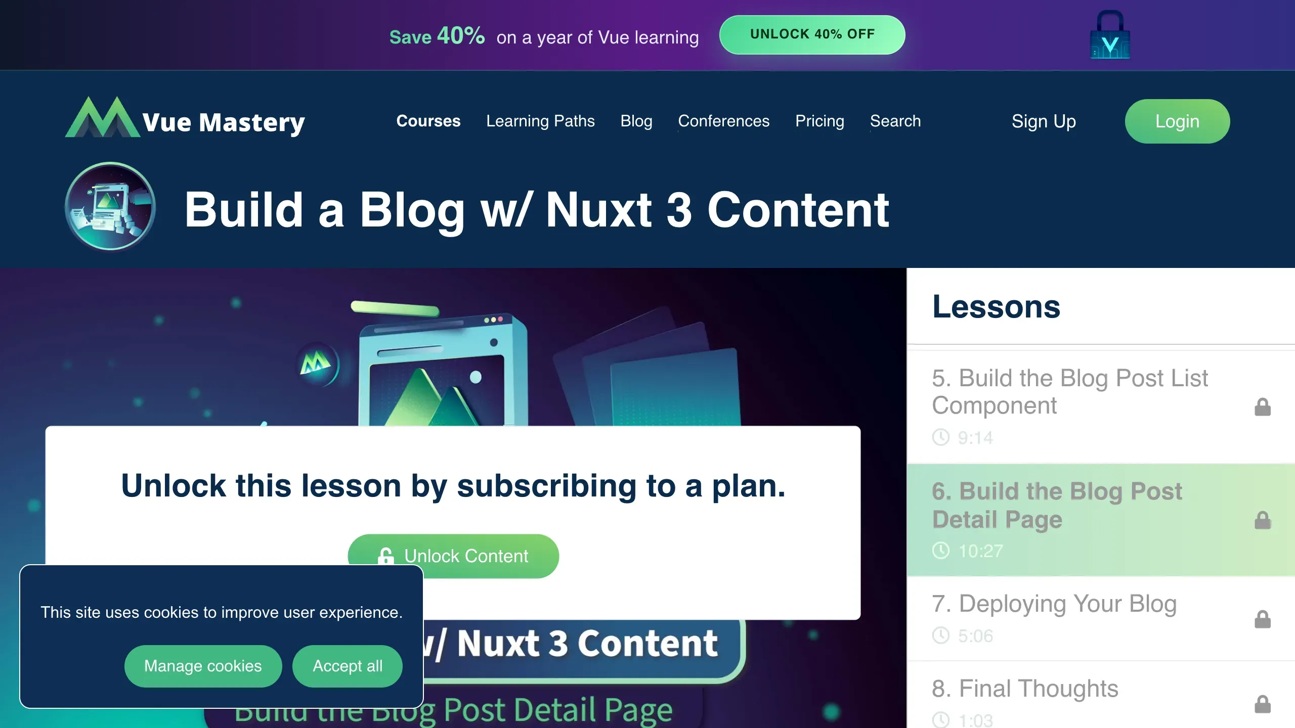 Build a Nuxt Blog