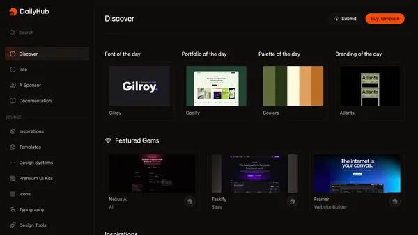 DailyHub - Directory Template
